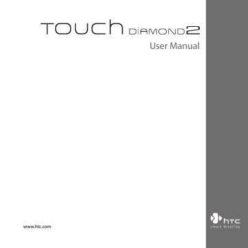 HTC TOUCH Diamond2 User's manual HTC TOUCH Diamond2 User's manual