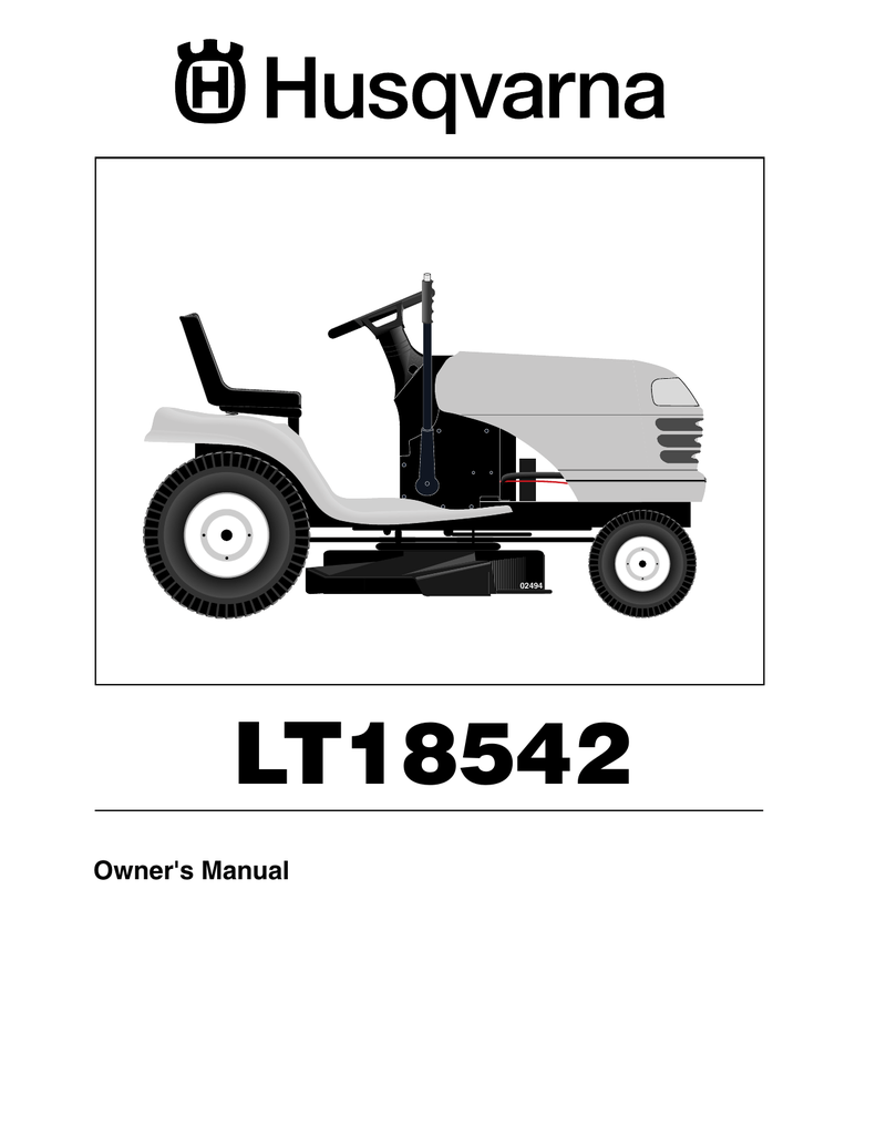 Husqvarna Lgt 2554 Manual