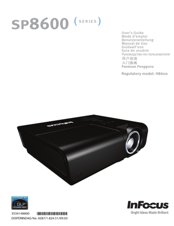 InFocus SP8600 User's Manual | Manualzz