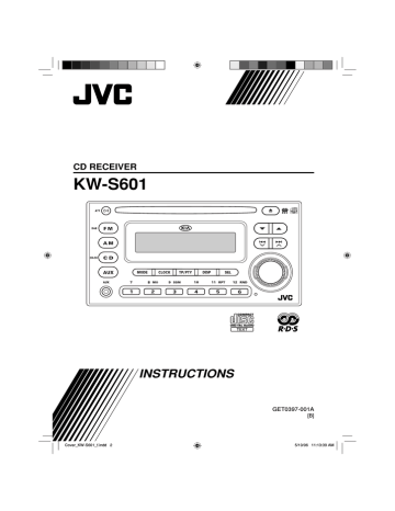 JVC KW-S601 User's Manual | Manualzz