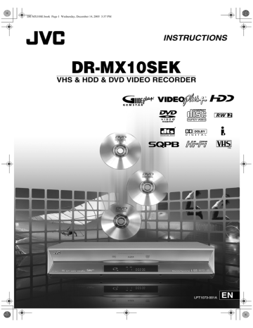 JVC DR-MX10SEK User's Manual | Manualzz JVC DR-MX10SEK User's Manual | Manualzz