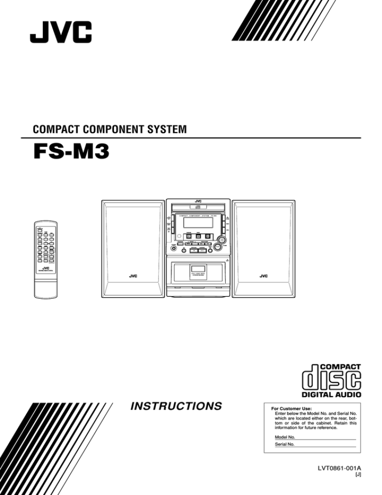 JVC FS-M3 User manual JVC FS-M3 User manual