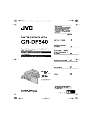 JVC GR-DF540 User's Manual | Manualzz JVC GR-DF540 User's Manual | Manualzz