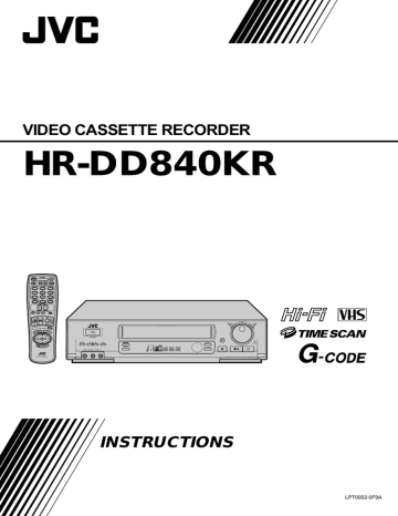JVC HR-DD840KR User's Manual | Manualzz JVC HR-DD840KR User's Manual | Manualzz