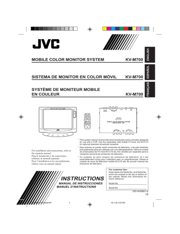 JVC KV-M700 Instruction Manual | Manualzz