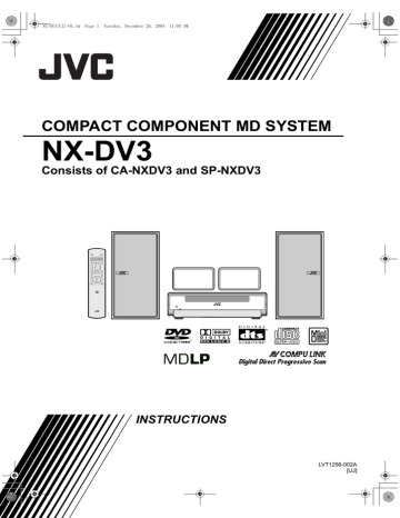 JVC NX-DV3 User's Manual | Manualzz