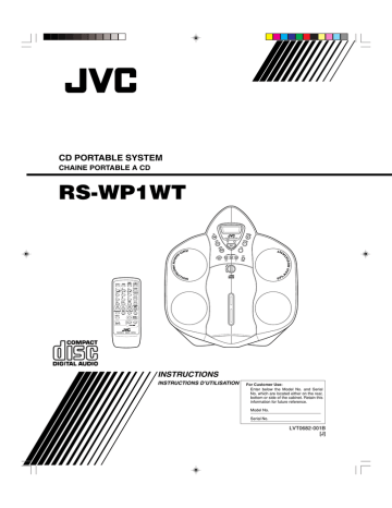 JVC RS-WP1WT User's Manual | Manualzz