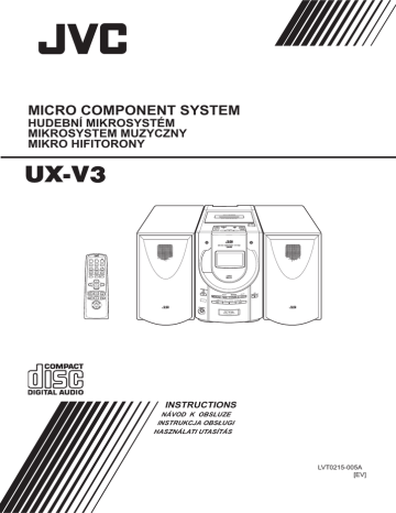 JVC UX-V3 User's Manual | Manualzz