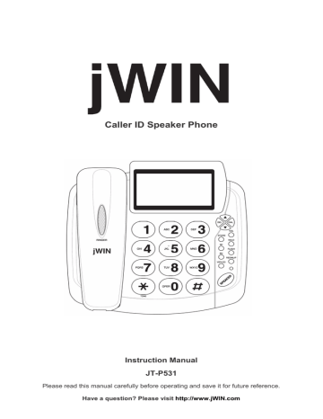 Jwin JT P531 Instruction manual | Manualzz Jwin JT P531 Instruction manual | Manualzz