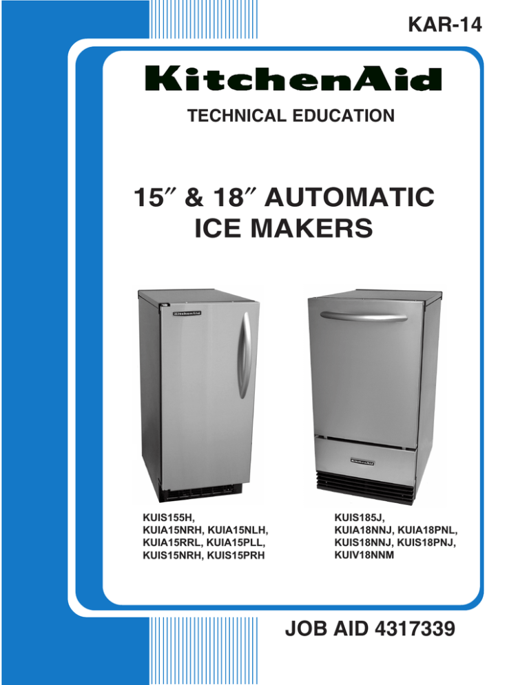 KitchenAid KUIA15NLH User manual KitchenAid KUIA15NLH User manual
