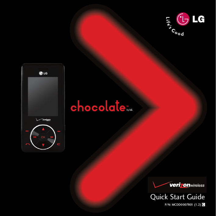 LG CHOCOLATE MCDD0007801 User manual LG CHOCOLATE MCDD0007801 User manual