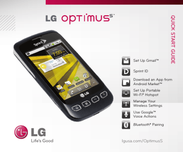 LG LS670 Quick Start Guide | Manualzz LG LS670 Quick Start Guide | Manualzz