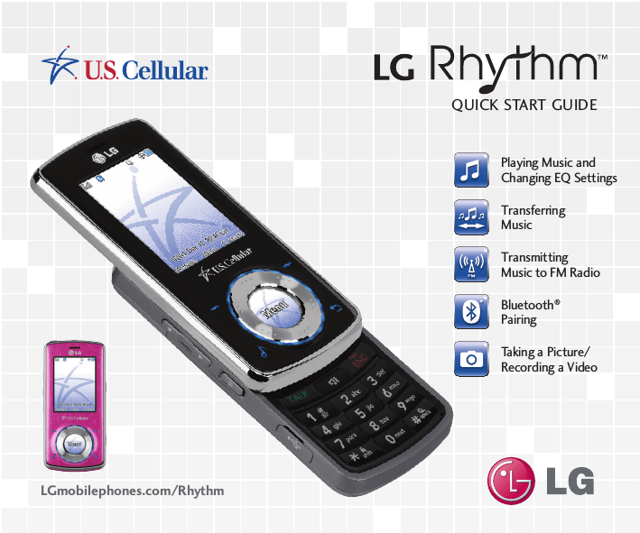 LG UX585 Quick start guide LG UX585 Quick start guide