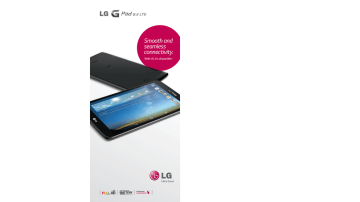 LG VK810 Quick start guide LG VK810 Quick start guide