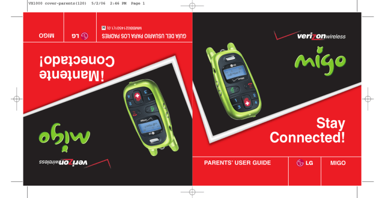 LG Migo Migo Verizon Wireless, VX1000 Verizon Wireless, VX1000 User guide LG Migo Migo Verizon Wireless, VX1000 Verizon Wireless, VX1000 User guide