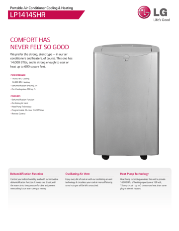 LG LP1414SHR Product Manual LG LP1414SHR Product Manual