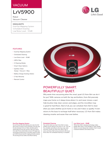 LG LRV5900 Specification LG LRV5900 Specification
