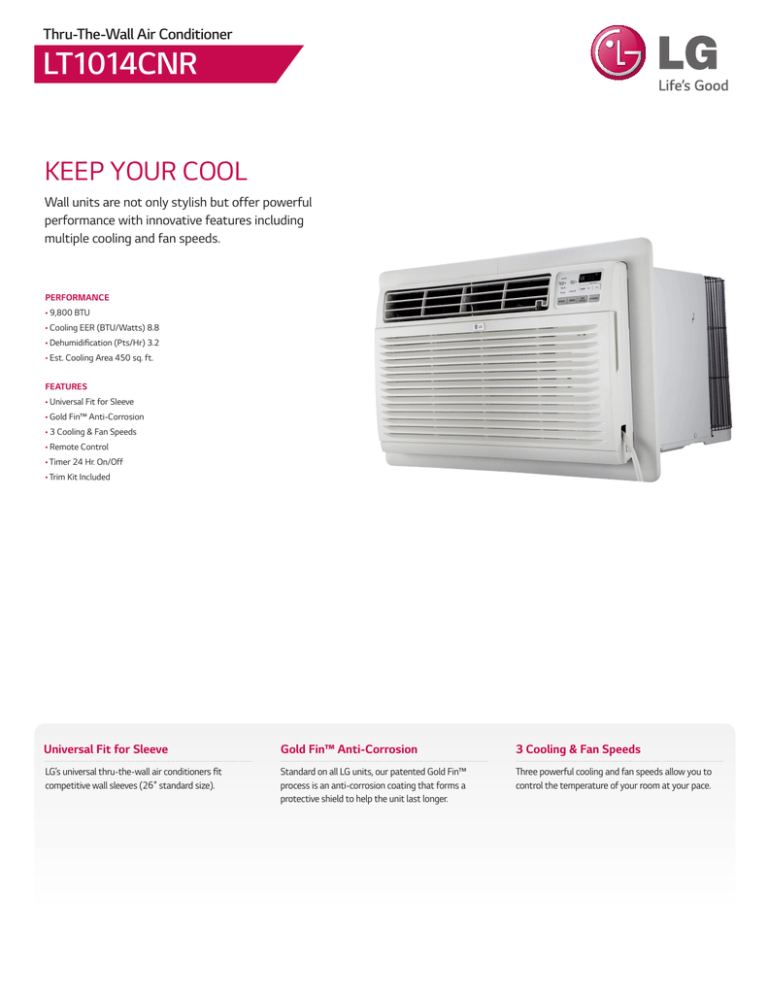 LG LT1014CNR Specification LG LT1014CNR Specification
