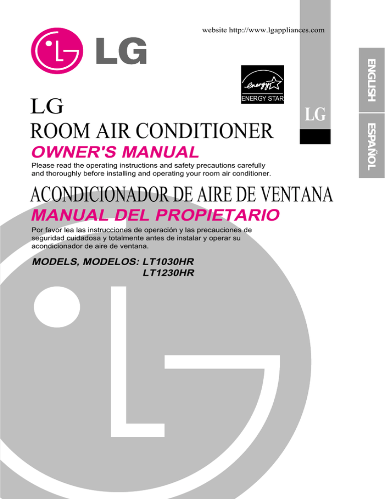 LG LT1030HR User's manual LG LT1030HR User's manual