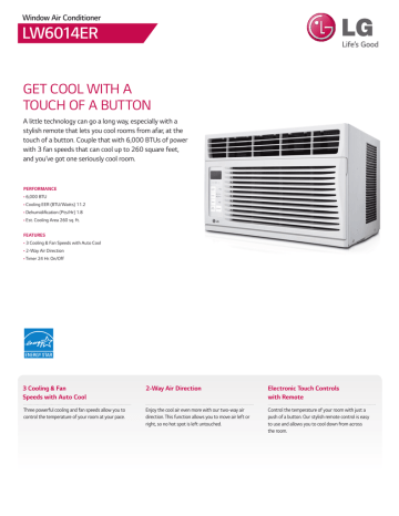 LG LW6014ER Specification LG LW6014ER Specification
