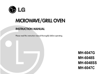 LG MH-6047C User's Manual | Manualzz