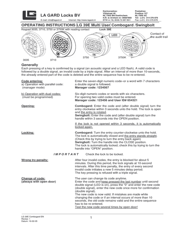 LG NL-7000 AC User's manual LG NL-7000 AC User's manual