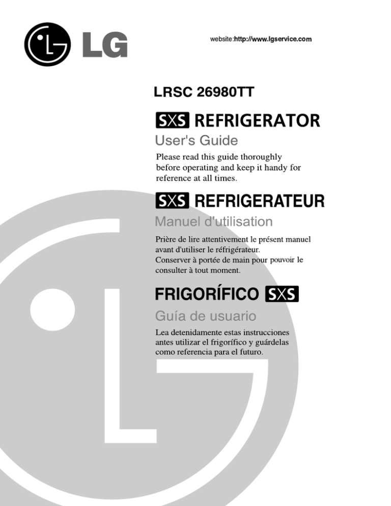 LG 26980TT User manual LG 26980TT User manual