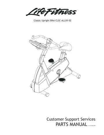 Life Fitness CLSC-ALLXX-02 User's manual Life Fitness CLSC-ALLXX-02 User's manual