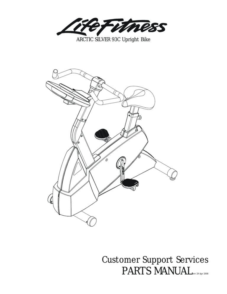 Life Fitness 93C User's manual Life Fitness 93C User's manual