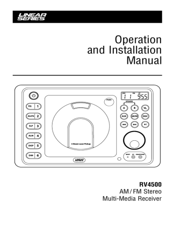 Linear RV4500 Installation manual | Manualzz Linear RV4500 Installation manual | Manualzz