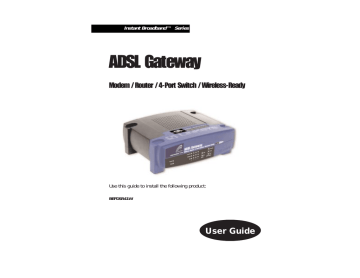 Linksys NULL BEFDSR41W User guide | Manualzz