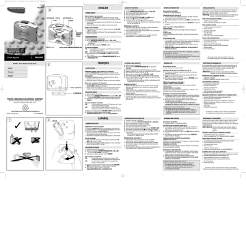 Magnavox AQ 6591 User's manual Magnavox AQ 6591 User's manual