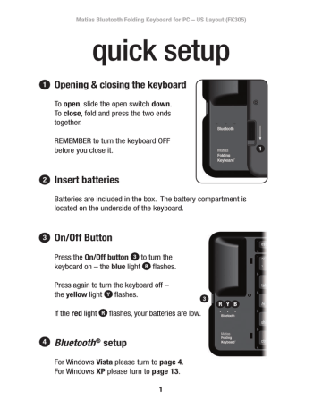 Matias FK305 User's Manual | Manualzz