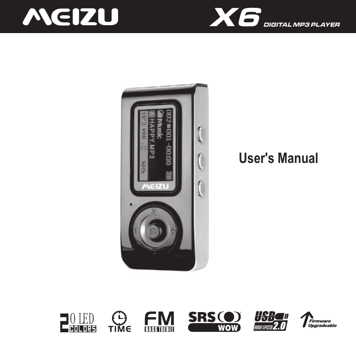 Meizu Electronic Technology X6 User manual Meizu Electronic Technology X6 User manual