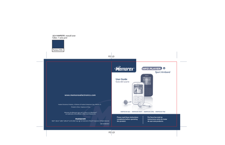 Memorex MP3 User manual Memorex MP3 User manual