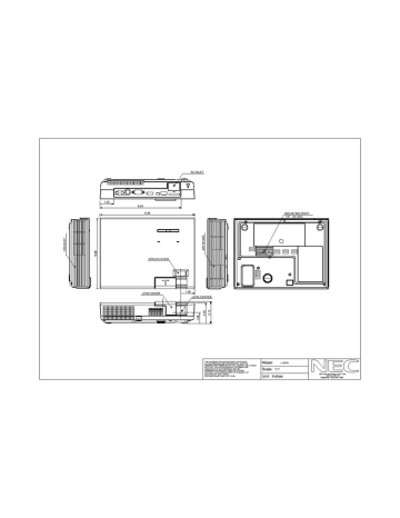 NEC NP-L102W Important information NEC NP-L102W Important information