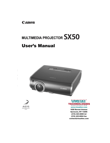 NEC SX50 User's manual NEC SX50 User's manual