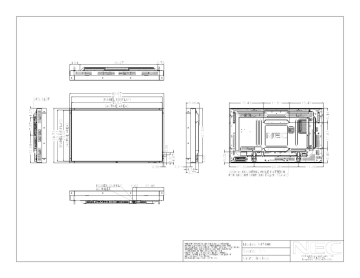 NEC X474HB Important information NEC X474HB Important information