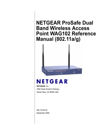 Netgear WAG102 Reference Manual | Manualzz