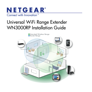 Netgear WN3000RP Installation Guide | Manualzz