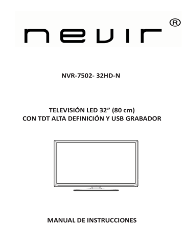 Nevir NVR-7502-32HD-B User's Manual | Manualzz
