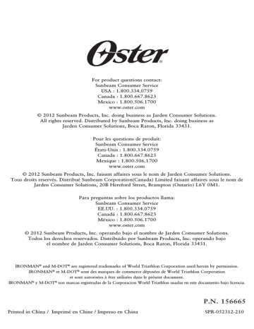 Oster BLSTIM-000-000 Instruction Manual | Manualzz