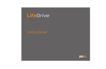 Palm LifeDrive Getting Started Guide | Manualzz Palm LifeDrive Getting Started Guide | Manualzz