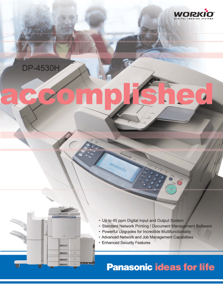 Panasonic DP-4530 Specification Panasonic DP-4530 Specification