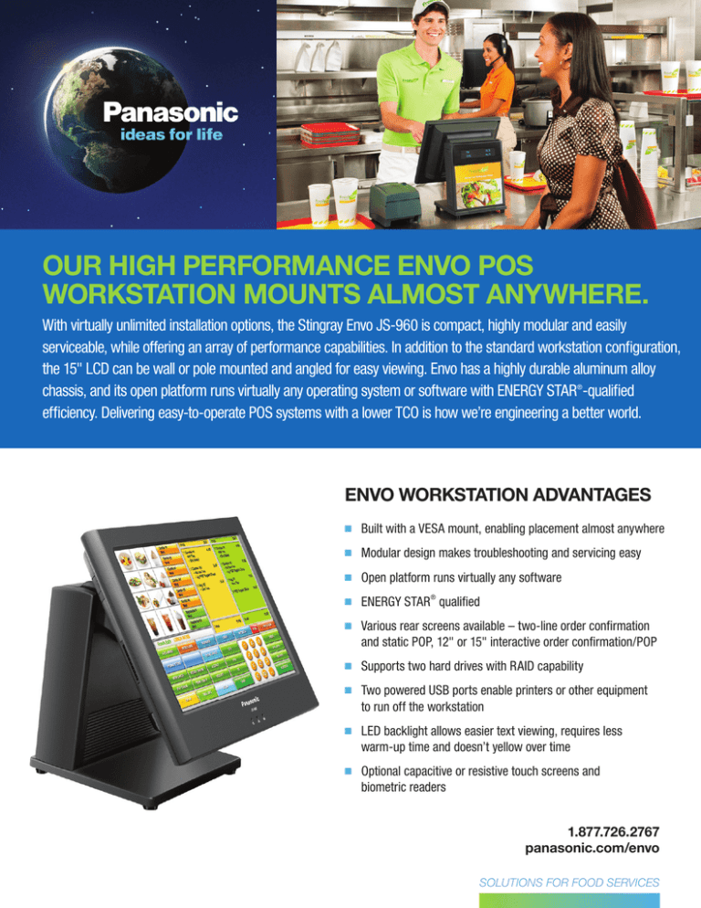 Panasonic JS-960 Specification Panasonic JS-960 Specification