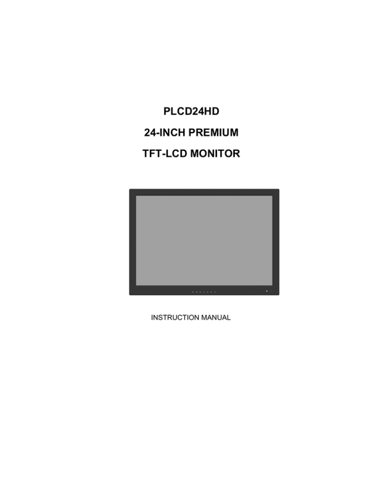 Panasonic PLCD24HD Operating instructions Panasonic PLCD24HD Operating instructions