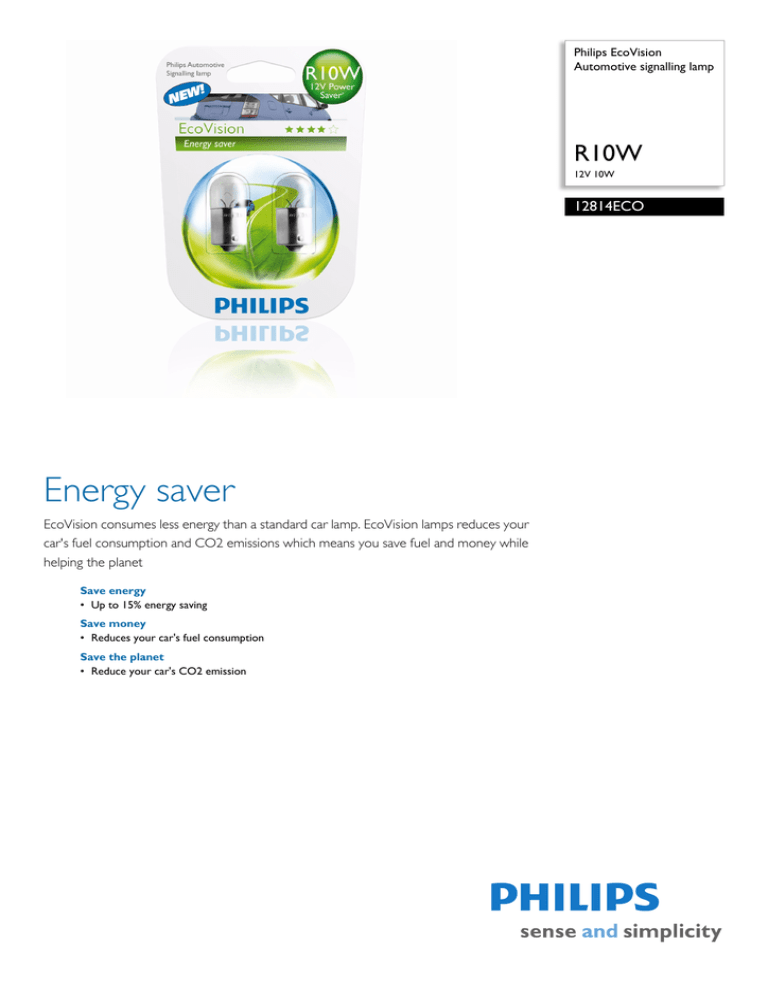 Philips 12814ECO User's manual Philips 12814ECO User's manual