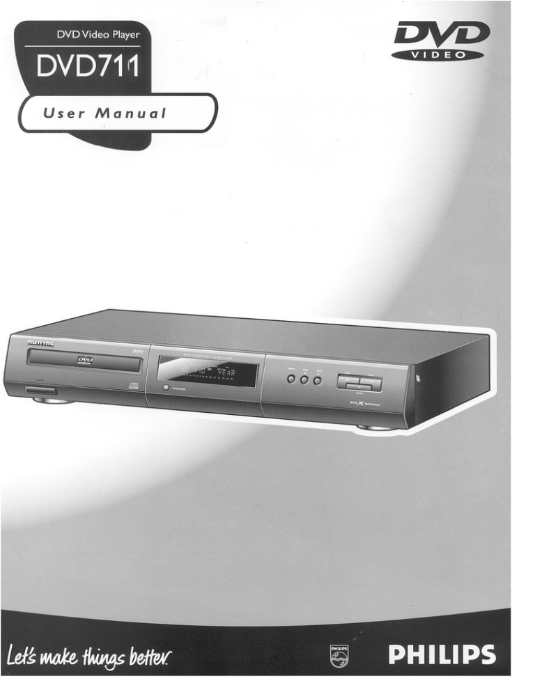 Philips 711 User manual Philips 711 User manual