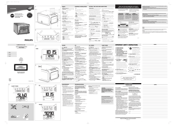 Philips A3980 User manual Philips A3980 User manual