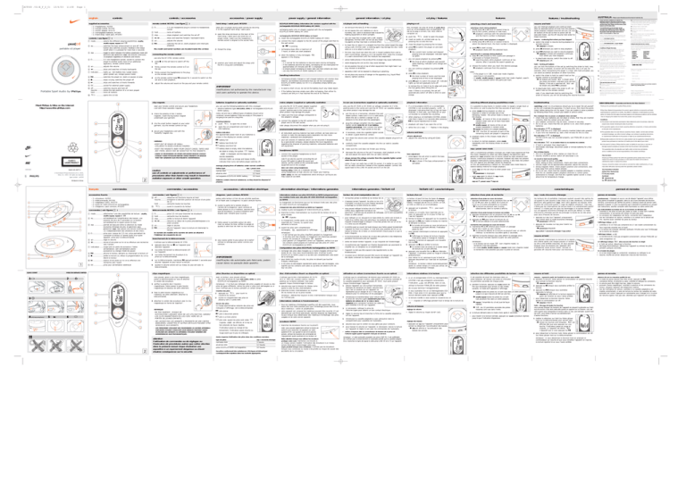 Philips ACT500/01 User's manual Philips ACT500/01 User's manual